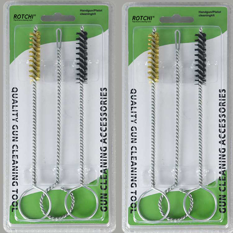 9 mm-ko pistola garbitzeko kit-a