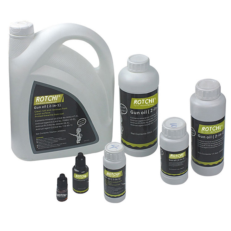 Herdoilaren aurkako pistola garbitzeko olioa