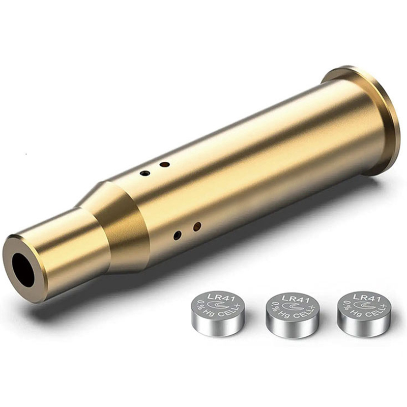 Feyachi Bore Sight 7.62x54R Laser Gorria Bore Sighter 3 bateria multzorekin