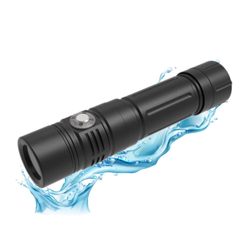 SST40 IPX8 LED Urpekaritza Linterna Profesionala