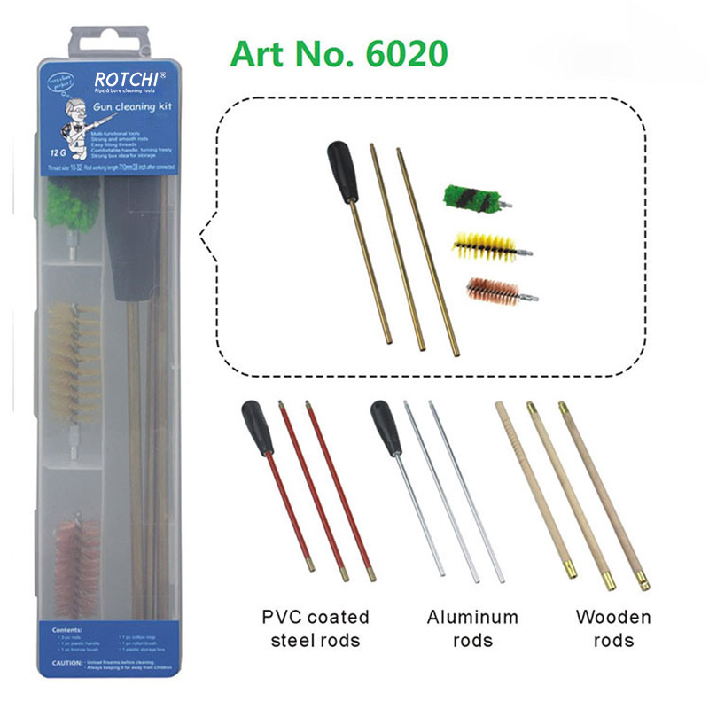 Plastikozko kaxa gardena eskopetarako pistola garbitzeko kit